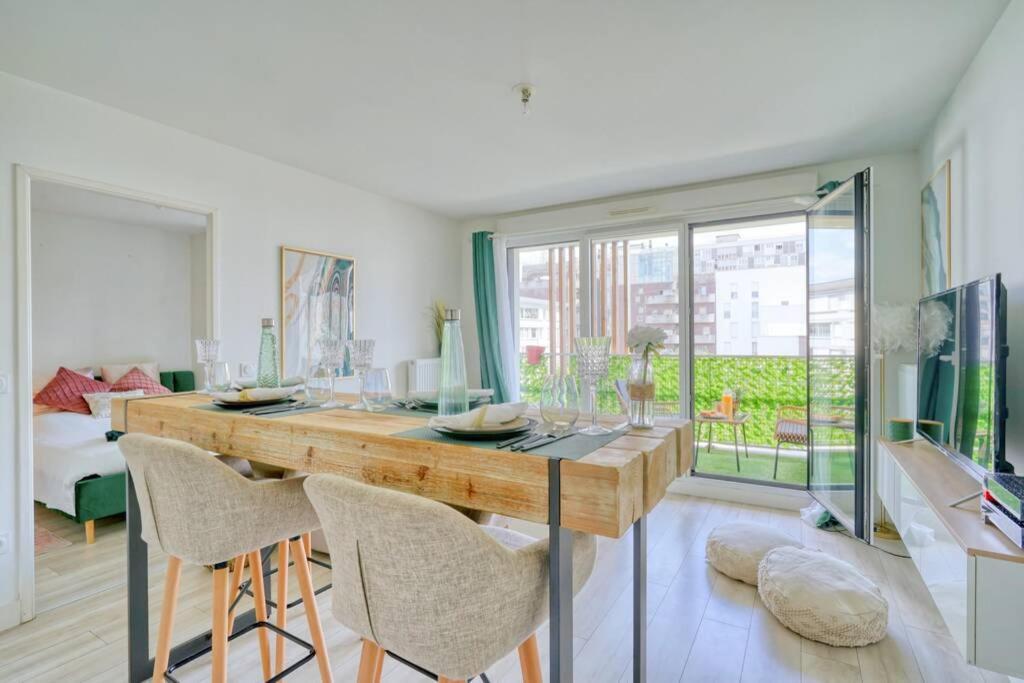 T2 Luxe Proche Paris Terrasse Parking Prive Apartment Vitry-sur-Seine Bagian luar foto