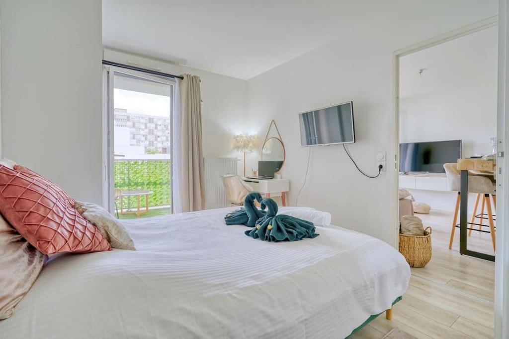T2 Luxe Proche Paris Terrasse Parking Prive Apartment Vitry-sur-Seine Bagian luar foto